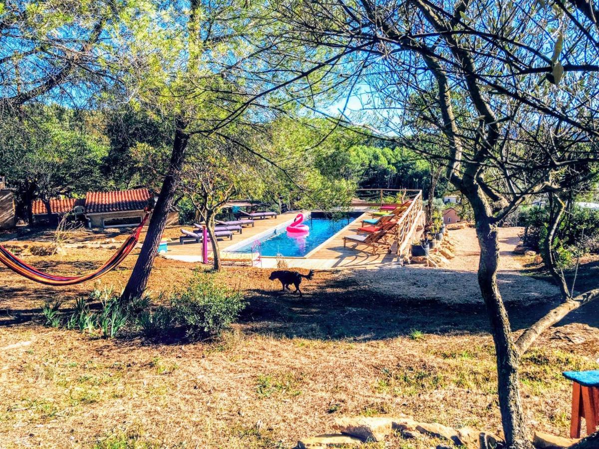Arche De Noe Atypique, Boheme , Nature, Piscine Chauffee De Paques A Toussaint , Spa , Sauna , Loisirs Le Beausset Bagian luar foto