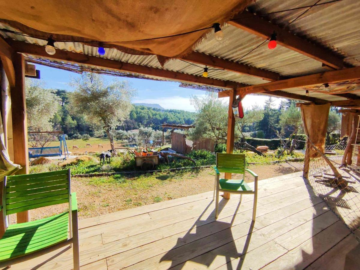Arche De Noe Atypique, Boheme , Nature, Piscine Chauffee De Paques A Toussaint , Spa , Sauna , Loisirs Le Beausset Bagian luar foto