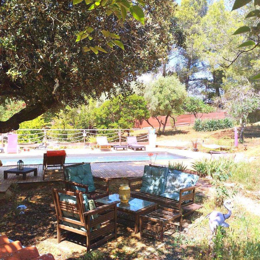 Arche De Noe Atypique, Boheme , Nature, Piscine Chauffee De Paques A Toussaint , Spa , Sauna , Loisirs Le Beausset Bagian luar foto